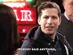 Andy Samberg Nobody Said Anything