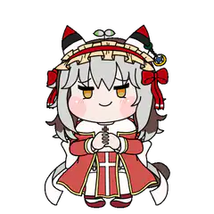Chibi priestess praying