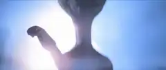 Alien waves at smiling men