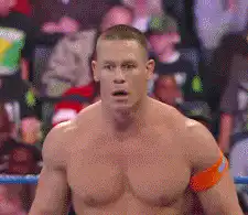John Cena shocked face zoom