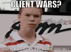 Will Poulter Client Wars Confused