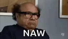 Danny DeVito Nah GIF