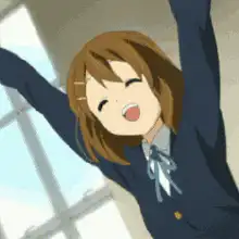 Yui Happy Stretch Anime
