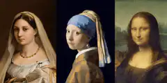 Famous paintings smile