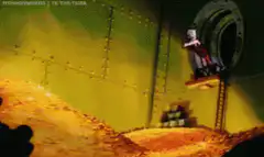 Scrooge McDuck falls into his money bin