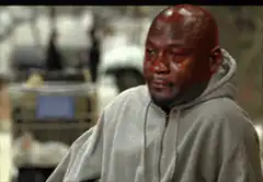 Michael Jordan puts on hoodie