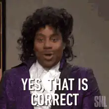 Yes That Is Correct