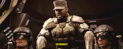 Major Payne yelling Hurrah