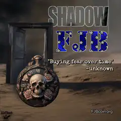 Shadow FJB coin with skull clock