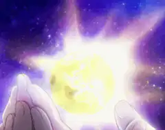 Hands holding a glowing magical orb