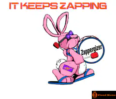 Pink Bunny Zappergizer Meme