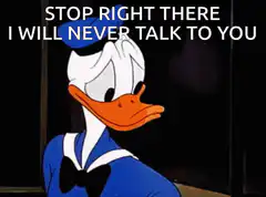 Donald Duck Stop Right There