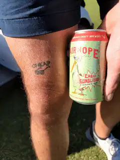 Cheap Beer Tattoo and Can