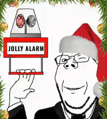 Jolly Alarm Christmas GIF