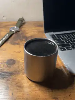 coffee cup on desk