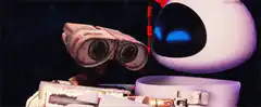 WALL-E and EVE close up
