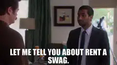 Let Me Tell You About Rent A Swag