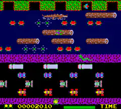 Frogger arcade gameplay