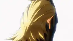 All Might turns and smiles