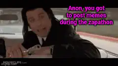 Jules and Vincent get zapped in the car