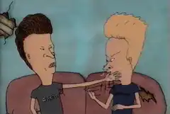 Beavis and Butt-Head slap