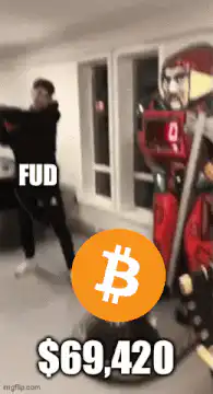 FUD guy hits Bitcoin robot