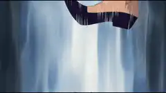 High heel steps on foot