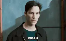 Keanu Reeves says woah
