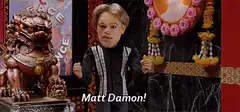 Matt Damon head on small body