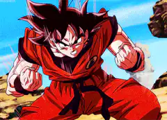 Goku Super Saiyan Rose transformation