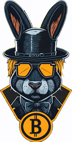 Bitcoin Rabbit in Top Hat