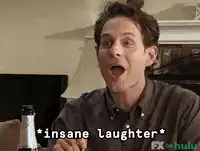 Glenn Howerton laughing