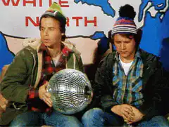 White North Disco Ball