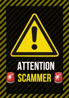 Attention Scammer Fraud Warning