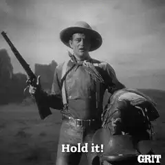 John Wayne Hold It