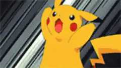 Pikachu screaming and exploding
