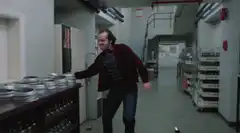 Jack Nicholson dancing in the Overlook Hotel