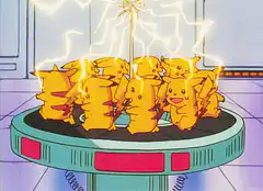 Pikachu electric shock