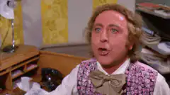Gene Wilder as Willy Wonka Good Day Sir