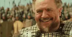 General Maximus smiling