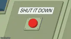 Shut it down button