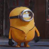 Minion laughing and pointing
