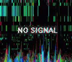 Colorful glitch no signal