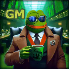 Pepe the Frog GM in a suit