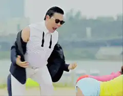 Gangnam Style horse dance