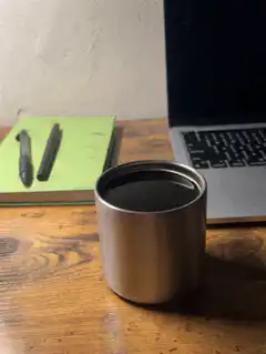 coffee cup on desk