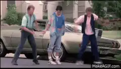 Back to the Future DeLorean dance