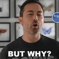Man asking but why