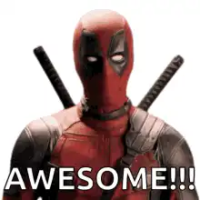 Deadpool thumbs up awesome