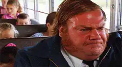 Dewey Finn crying on school bus